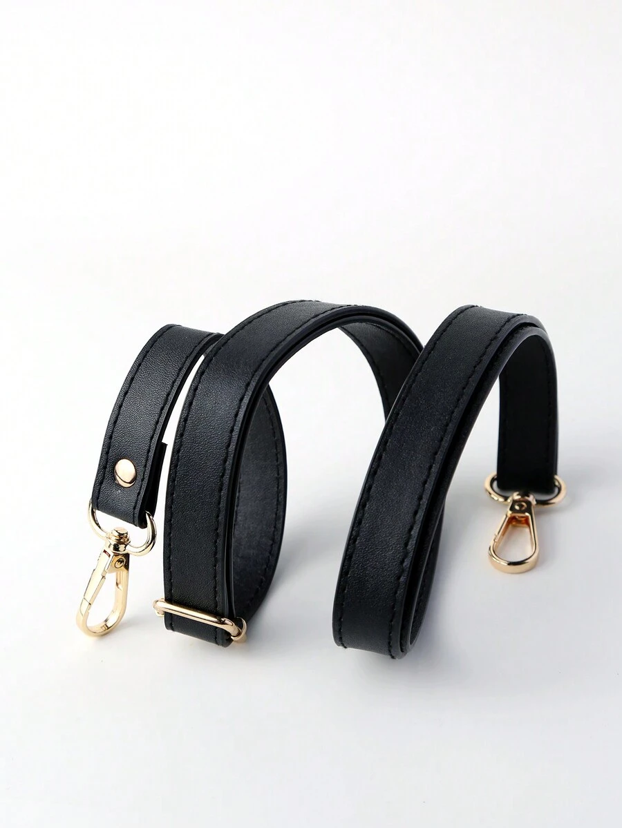 Có thể điều chỉnh Dài chất liệu da PU Túi đeo vai Dây đeo DIY Ví Xử lý Có thể điều chỉnh Túi đeo chéo Túi xách tay Thắt lưng Thay thế Với Clasp Dây đeo vai DIY Đơn giản Nhẹ Bền chặt Thời trang Ví Chuỗi Dây đeo Đối với Cặp Túi đeo vai - màu đen - Xem 1