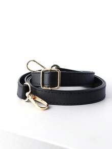 Có thể điều chỉnh Dài chất liệu da PU Túi đeo vai Dây đeo DIY Ví Xử lý Có thể điều chỉnh Túi đeo chéo Túi xách tay Thắt lưng Thay thế Với Clasp Dây đeo vai DIY Đơn giản Nhẹ Bền chặt Thời trang Ví Chuỗi Dây đeo Đối với Cặp Túi đeo vai - màu đen - Xem 2