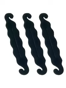 3 /6simple Bun Hair Plate Tools Korean Version Hair Accessories Sponge Double Hook Rod Upgrade Version Hair Plate,Valentine's Day Couple As Gift Hair Accessories Tool