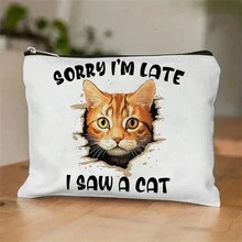 大容量手提包,簡單印花肩袋,女性旅行、海灘和購物休閒托特包 - 彩色 - 查看 4