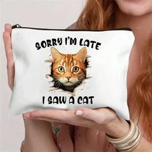 大容量手提包,簡單印花肩袋,女性旅行、海灘和購物休閒托特包 - 彩色 - 查看 1