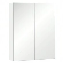 HOMCOM Over-The-Toilet Storage - trắng - Xem 2