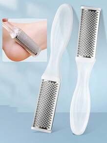 1pc Foot File, Foot Scrub, Foot Therapy - Removing Callus Professional Foot Planer, Rasp Foot Scraper, Corns Callous Removers, Dry Skin Cracking Dead Skin Remover For Dry And Wet Feet - Clear - View 7