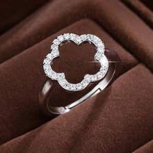 1枚女士簡約空心花戒指 - 戒指 - 查看 9