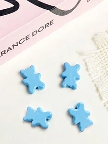 chenming 20pcs Acrylic Bear Beads In Various Colors Suitable For Daily Wear, Holidays And Diy Jewelry Making Accessories Wholesale - 20pcs - View 10