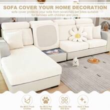 Sofa Covers - White - View 4