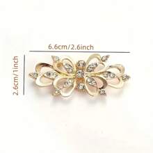 1對實色水晶胸針女士的翻領針,適用於羊毛衫、夾克、外套和連衣裙 - 黑色 - 查看 6