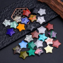 5/10/15/20/30pcs Worry Stone Star Crystal Stone Bulk, 0.8 Inch Mini Crystal Stone Assorted Star Crystal, Bag Magic Ring Meditation Carved Stone, Star Gem Balance, DIY Jewelry Decoration (Random) - 30pcs Stars - View 5
