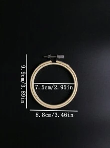 10pcs Bamboo Embroidery Hoops Round Cross Stitch Hoops/Decorative Hoop Ring (8cm/10cm/15cm/20cm)