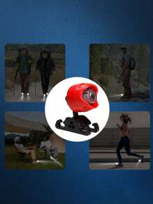 2 cái/bộ Hợp kim nhôm Đèn LED Đối với Giày thể thao , Chạy đêm , Các hoạt động ngoài trời - màu đen - Xem 2