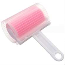 可水洗黏毛滾筒,具有可去除黏合劑和除塵功能,適用於衣服、頭髮和其他織物材料 - 黃色 - 查看 7