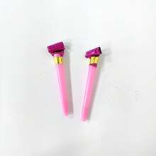 1包100入粉紅色龍形口哨玩具 - 粉色 - 查看 5