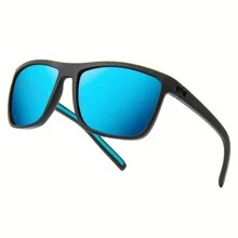 1 件装运动偏光时尚眼镜男女通用适合骑自行车、驾驶、钓鱼和户外活动 - 黃色 - 查看 6