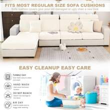 Sofa Covers - White - View 6