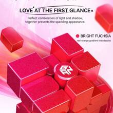 1pc Magnetic Mirror Cube With Uv Sticker(Gan Mirror M), Brain Teaser Puzzle Toy For Competitions, Intelligence Development, Mind Training, Gift For Kids, Adults, Teenagers, Festival & Birthday - Red - View 4