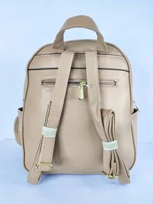 Women Fashion Backpacks - Màu nâu  Mocha - Xem 3