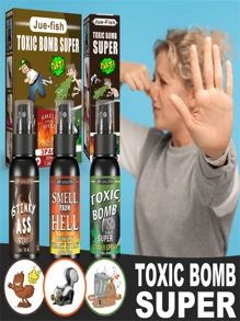 愚人節惡作劇套件：臭屁噴霧和糞便炸彈,讓你盡情大笑！ - 彩色 - 查看 2