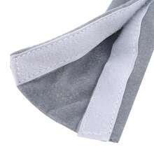 1pair Velvet Removable Fridge Handle Covers, Warm & Anti-Slip, Microwave & Oil-Proof Door Knob Protector - Grey - View 8