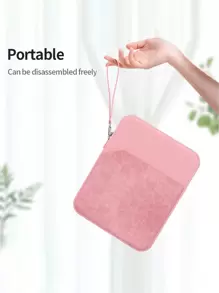 DANYCASE 10.8-13.3 英寸平板电脑笔记本电脑保护套，8 英寸电子产品收纳袋，带衬垫保护，兼容 iPad 等设备 - 淺灰色 - 查看 8