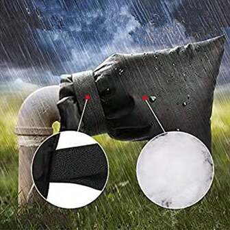 1pc Faucet Frost Cover, Home & Outdoor Winter Use Raised Insulation Protective Sleeve, Autumn/Winter