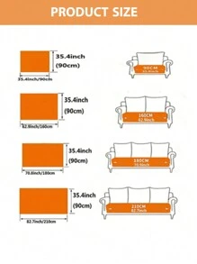1個素色或有圖案的沙發靠墊,包括背墊套、扶手套和防滑墊,可用於家居裝飾、客廳、臥室沙發保護 - 灰色 - 查看 2