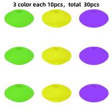 30/60pcs Diy Mardi Gras Themed Silicone Beads Set: Round Beads, Flat Round Beads, Abacus Beads, Hexagonal Beads, Octagonal Beads, Square Beads. Materials, Safe And , For Making Necklaces, Bracelets, Keychains, Phone Chains, Etc. - Bead - View 17