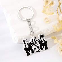 1 件精美手繪足球鑰匙圈、時尚派對紀念品和送給足球迷、父母和朋友的禮物 - 彩色 - 查看 9