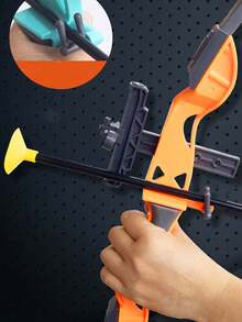 1 Set Outdoor Archery Target And Arrow Quiver Set For Archery, Shooting And Leisure Sports Equipment For Parent-Child Interaction, Orange - Grayish Yellow - View 8