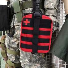 Medical Bag Accessory Waist Pack In Camouflage For Multifunctional Outdoor Climbing And Survival - Reddish Black - View 6