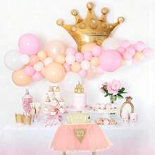 半歲一周年生日彩虹寶寶粉色芭蕾裙高腳椅裝飾,派對用品 - 五顏六色 - 查看 11