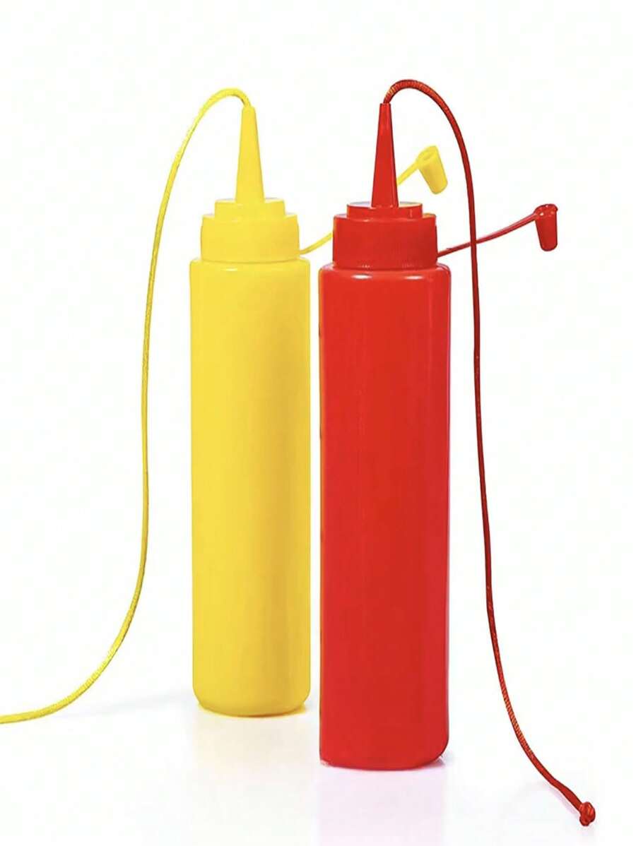 1pc Red Bottle Creative Prank Ketchup Bottle, Trick Toy For Funny Salad