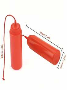 1pc Red Bottle Creative Prank Ketchup Bottle, Trick Toy For Funny Salad Dressing Gag