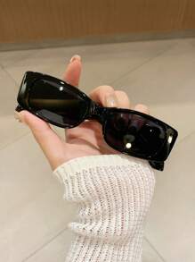 Unisex Full Frame Square Beach Fashion Glasses, Suitable For Daily Fashion Decoration And Matching. - Multicolor - View 9