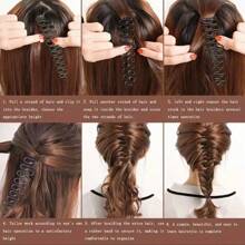 1pc Hair Braiding Tool, Effortless Hair Styling Tool, Hair Twist Styling Bun Maker, Braider Tool For Girls, Hair Styling Tools Accessories