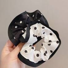 欧式复古别致圆点发带 - 高弹性、甜美清新 - 白色 - 查看 3