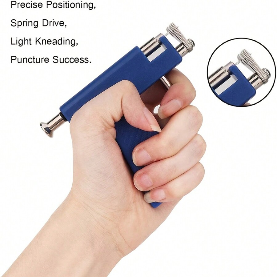 98pcs Professional Ear Piercing Gun Set Includes Steel Ear Studs