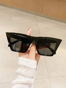 Unisex Cat Eye Beach Fashion Glasses, Fashionable Full Frame Suitable For Daily Decoration And Matching - Multicolor - View 15