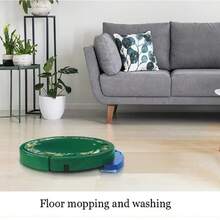 智能掃地機器人 遙控掃地機器人自動全能一體式吸塵三合一掃地機器人 - 綠色 - 查看 4