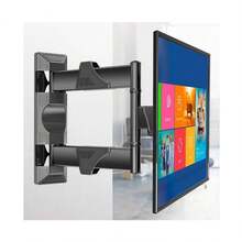 Soporte De Pared Para Monitor De TV Articulado De Movimiento Completo Para Televisores, Soporte De TV - Negro - Ver 5