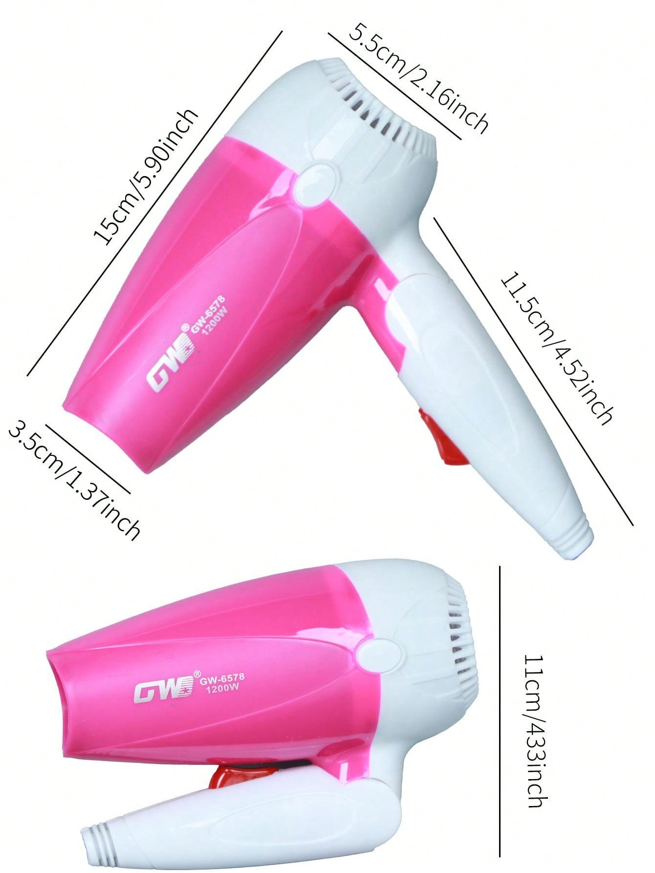 GW Portable Travel Hair Dryer,Mini Lightweight Dual Voltage Blow Dryer