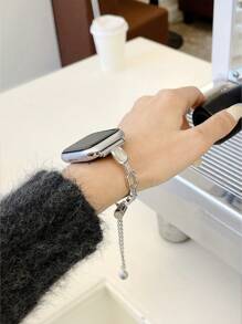 1 件 O 型大理石錶帶相容於 38/40/41/42/44/45/49 Mm Apple Watch Ultra/se/8/7/6/5/4/3/2/1 - 香檳色 - 查看 2