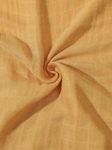 1 件純色嬰兒襁褓毯 - 金色 - 查看 3