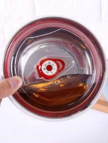 1pc Plastic Stainless Steel Instant Noodle Bowl (Random Color) - Multicolor - View 5