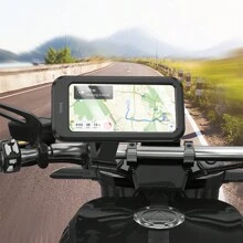Hoco 360° Rotatable Adjustable Waterproof Bicycle & Motorcycle Phone Holder, Universal Bike & Motorcycle Handlebar Phone Mount Holder For Smartphone - Black - View 2