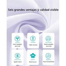 Bata blanca de algodón poliéster para mujer, ropa de trabajo de farmacia de manga larga, ropa de trabajo de fábrica de alimentos, ropa de médico y enfermera de laboratorio - Blanco - Ver 3