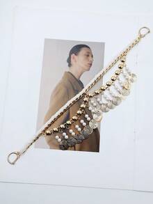 新款時尚金屬鏈接,適用於衣物、背包、鞋子、帽子、針織衫和盒子diy - 白色 - 查看 3