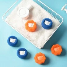 1入組隨機顏色海綿洗衣球,有助於清潔、去毛、防纏結等等 - 隨機色 - 查看 5