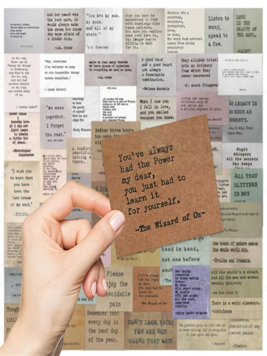 60 Inspirational Celebrity Quotes - Waterproof Stickers For Your Phone, Laptop & More! - Multicolor - View 1