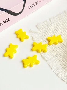 chenming 20pcs Acrylic Bear Beads In Various Colors Suitable For Daily Wear, Holidays And Diy Jewelry Making Accessories Wholesale - 20pcs - View 14