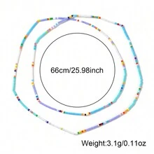 1PC Design Minimalist Jewelry Dainty Seed Stack Multi Color Beaded Warp Bracelets For Women 2024 Gifts - Multicolor - View 6